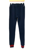 MOTHER Navy Cuff Red Stripe Sweatpants- Size S