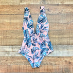 Tori Praver Palm Print One Piece- Size M (sold out online)