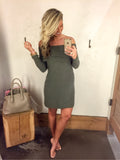Michael Stars Olive Off the Shoulder Tunic Dress NWT- Size XS (sold out online)