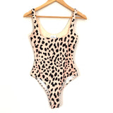 Princess Polly Anafi Pink Leopard Bodysuit- Size 4