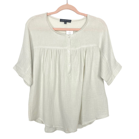 Gibson Look Natural Flowy Button Front Top NWT- Size XXS