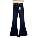 Pink Lily Dark Wash Flare Jeans NWT- Size 7 (Inseam 33")