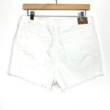 American Eagle White Super Stretch High Rise Mom Short NWT- Size 8