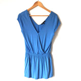 Gibson Blue Cinched Waist Top- Size XS