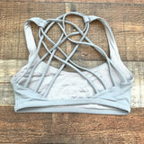Lululemon Grey Strappy Back Sports Bra- Size 2