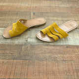Mark Fisher Mustard Sandals- Size 10