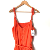 Naked Zebra Orange Drop Waist Dress NWT- Size L