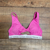 Calvin Klein Pink Padded Bikini Top- Size M (we have matching bottoms)