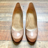 Christian Louboutin Nude Patent Leather Simple Pumps- Size 39 (see notes)