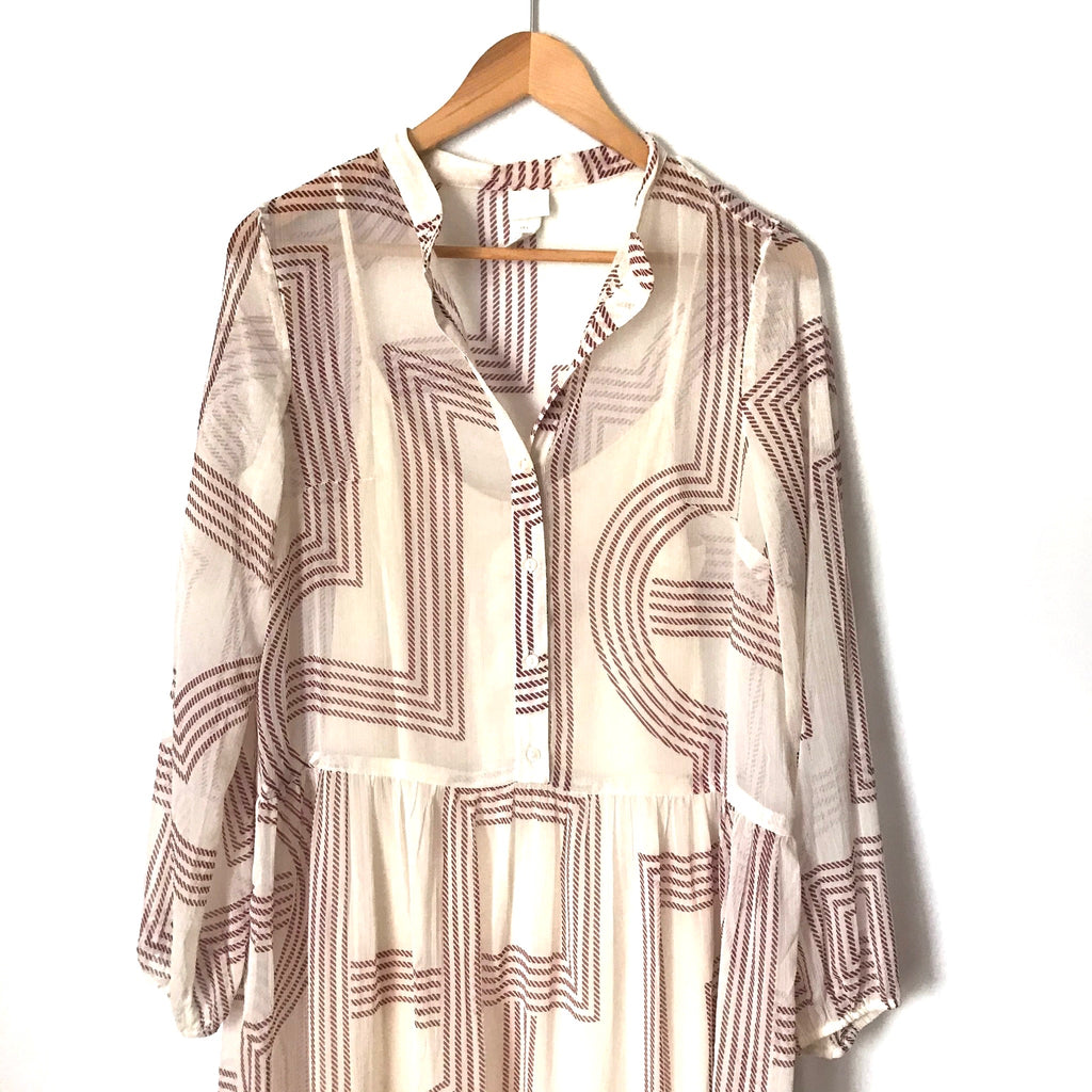 H&M Fully Lined Long Sleeve Maxi Dress- Size 4 The Saved Collection H&M Fully Lined Long Sleeve Maxi Dress- Size 4 The Saved Collection