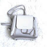 No Brand Grey Small Buckle Backpack