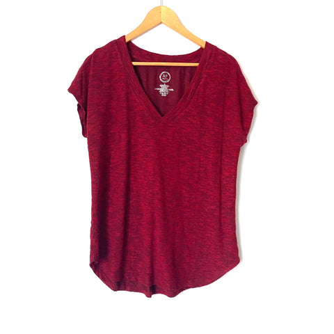 24/7 Maurices V Neck Top- Size M