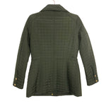 Michael Michael Kors Olive Zipper Jacket with Foldaway Hood- Size XS