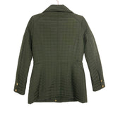Michael Michael Kors Olive Zipper Jacket with Foldaway Hood- Size XS