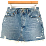 Agolde Distressed Denim Jean Skirt- Size 28