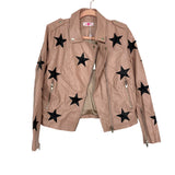 Buddy Love Pink Star Moto Jacket NWT- Size M