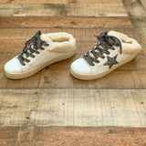Steve Madden White/Sand Peters Slip Into Star Sneakers- Size 7