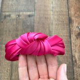 J. Crew Pink Satin Headband