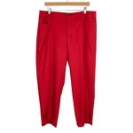 Eloquii Red Slim Suit Pants- Size 14S (Inseam 26.5", sold out online)