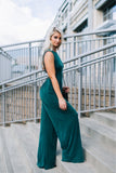 Kendall + Kylie Green Exposed Back Jumpsuit- Size S (see notes)