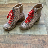 Universal Thread Animal Print Side Zipper Combat Boots- Size 8.5 (BRAND NEW CONDITION)