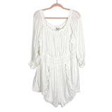 American Eagle White Lined Romper- Size XL (sold out online)