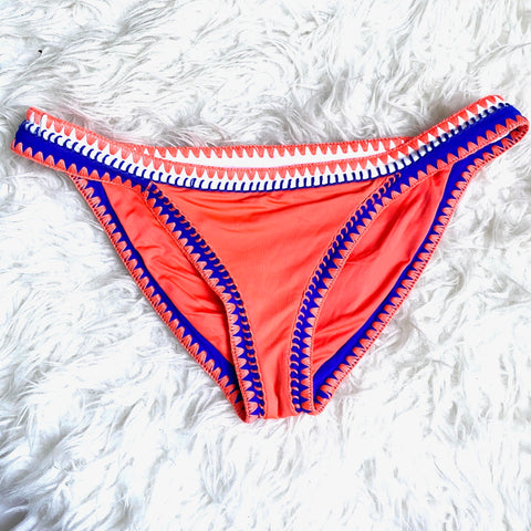 No Brand Orange Bikini Bottom- Size ~M (BOTTOMS ONLY)