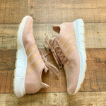 Adidas Ash Peach Mesh Sneakers- Size 8