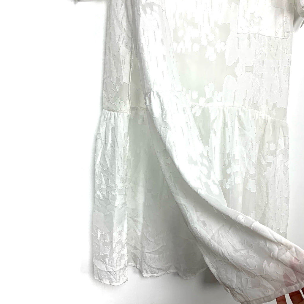 Sonja By Sonja Morgan White Lace Side Slit Cover Up Dress NWT- Size ~S The Saved Collection Sonja By Sonja Morgan White Lace Side Slit Cover Up Dress NWT- Size ~S The Saved Collection