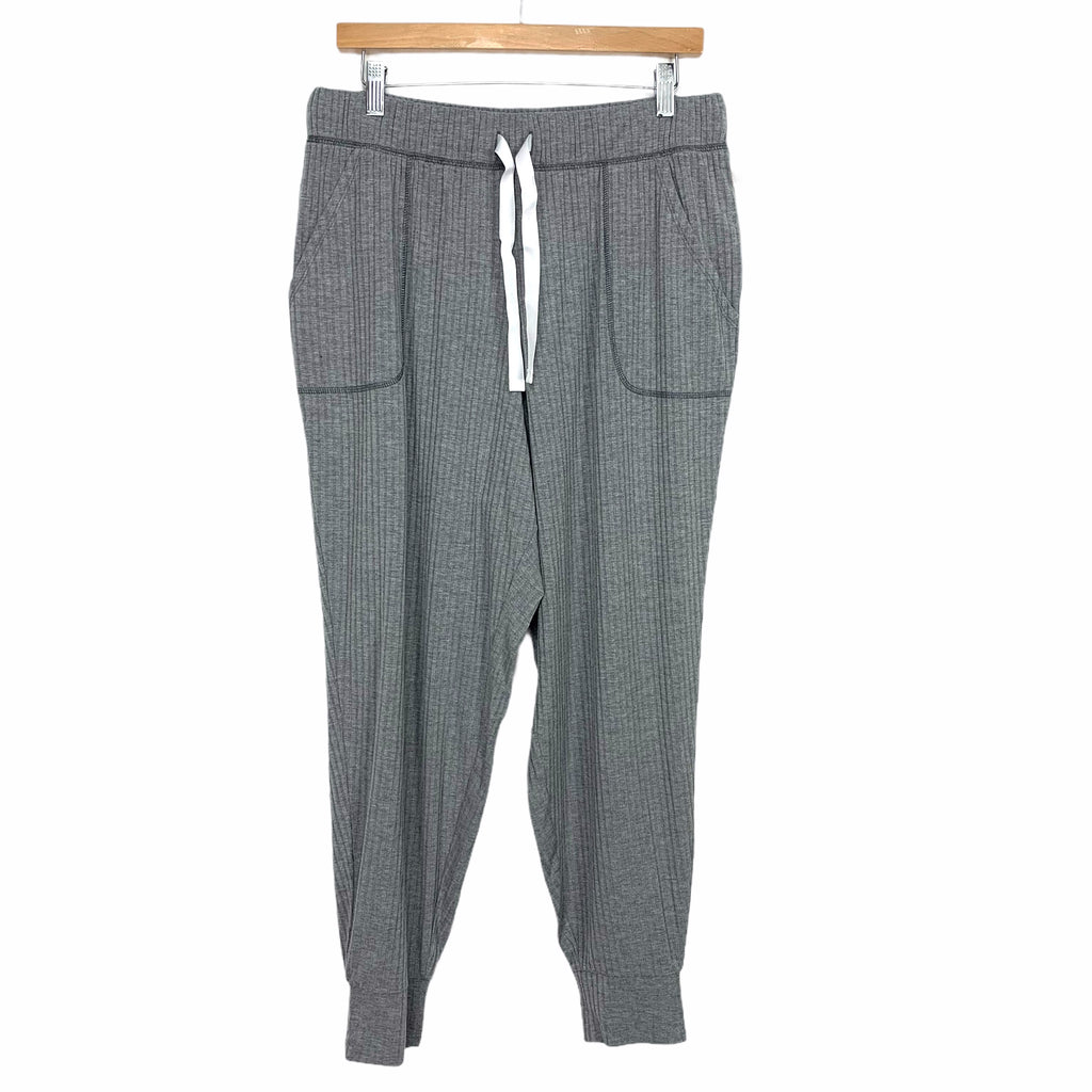 Sleep by Cacique Grey Ribbed Jogger Lounge Pants NWT- Size 14/16