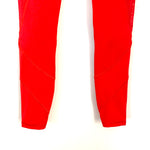 Lululemon Red Crop Legging with Mesh Side Pockets- Size 4 (Inseam 23.5")