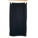 Alice + Olivia Black Pencil Skirt with Side Zipper- Size 2