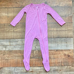 Kyte Baby Pink/Purple Zip Up Footie Outfit- Size 12-18M