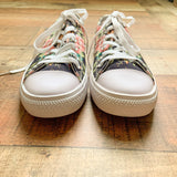 Yes We Vibe Floral Lace Up Sneakers- Size 7.5 (Great Condition)