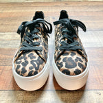 Steve Madden Animal Print Platform Sneakers- Size 8.5 (sold out online, brand new condition!)