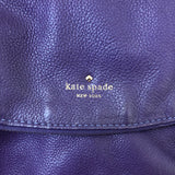 Kate Spade Cobblestone Leather Crossbody Bag in Plum