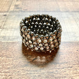 No Brand Silver and Rhinestone Bracelet
