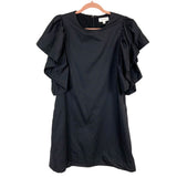 Mable Black Ruffle Sleeve Dress- Size M