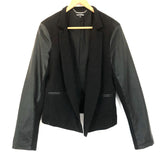 Express Blazer with Faux Leather Accent Arms- Size 12