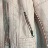 Lulus LA Coalition Pink Vegan Leather Moro Jacket- Size XS