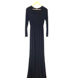 No Brand Black Flowy Maxi Dress- Size S