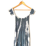 Kiwi + Punch Off The Shoulder Tie Dye Maxi Dress- Size L