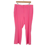 Eloquii Pink Crop Flare Trousers- Size 14 (26" Inseam)