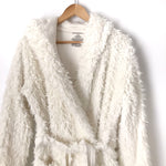 Xhilaration Cream Faux Fur Robe- Size XS/S