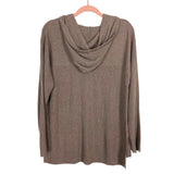 Soma Wknd Mocha Eco Yarn Ribbed Hoodie- Size M (sold out online, we have matching pants)