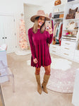 Vestique Burgundy Jenn Dress NWT- Size M