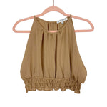 HYFVE Tan Seaside Retreat Wide Leg Cropped Pant Set NWT- Size S (sold as set, sold out online)