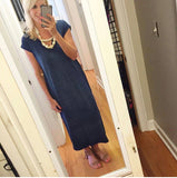 Cloth & Stone (Anthropologie) Maxi with Side Slits- Size M