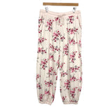 Ivy City Co. Cream/Pink Floral Jogger Set NWT- Size XL (SOLD AS A SET)