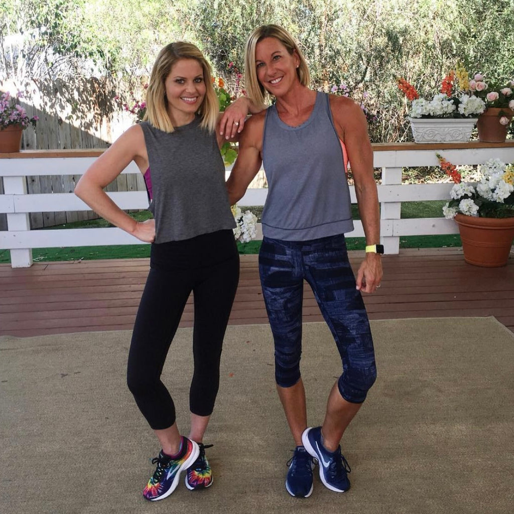 Lululemon Blue and Navy Print with Mesh Sides Cropped Leggings